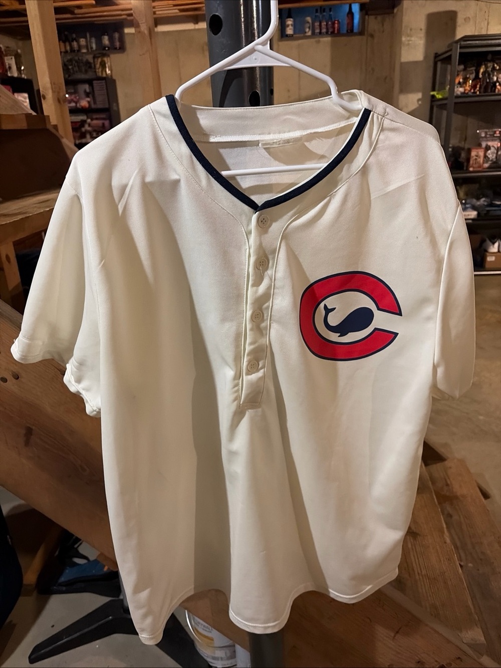 Chicago Cubs Benjamin Moore Chicago Whales 🐳 Throwback Jersey Giveaway XL